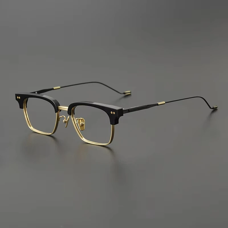 2025 Top quality Titanium Retro Square Optical Glasses Frame For Men Women Eyeglasses Frames Prescription Reading Eyewear