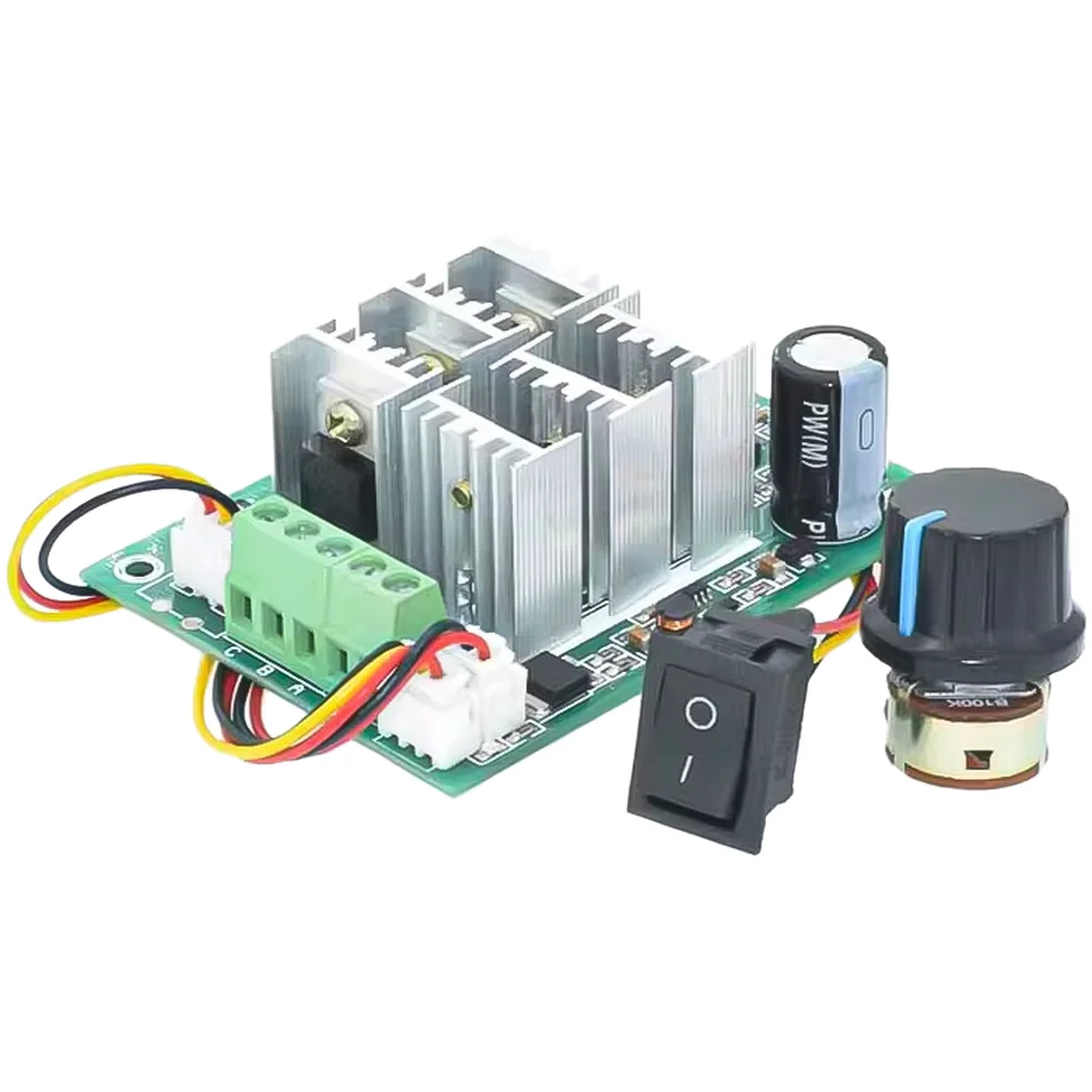Brushless Motor Controller DC Speed Regulator 5-36V 15A For Power Fan Hard Drive Motor RC Bidirectional Forward/Reverse Rotation