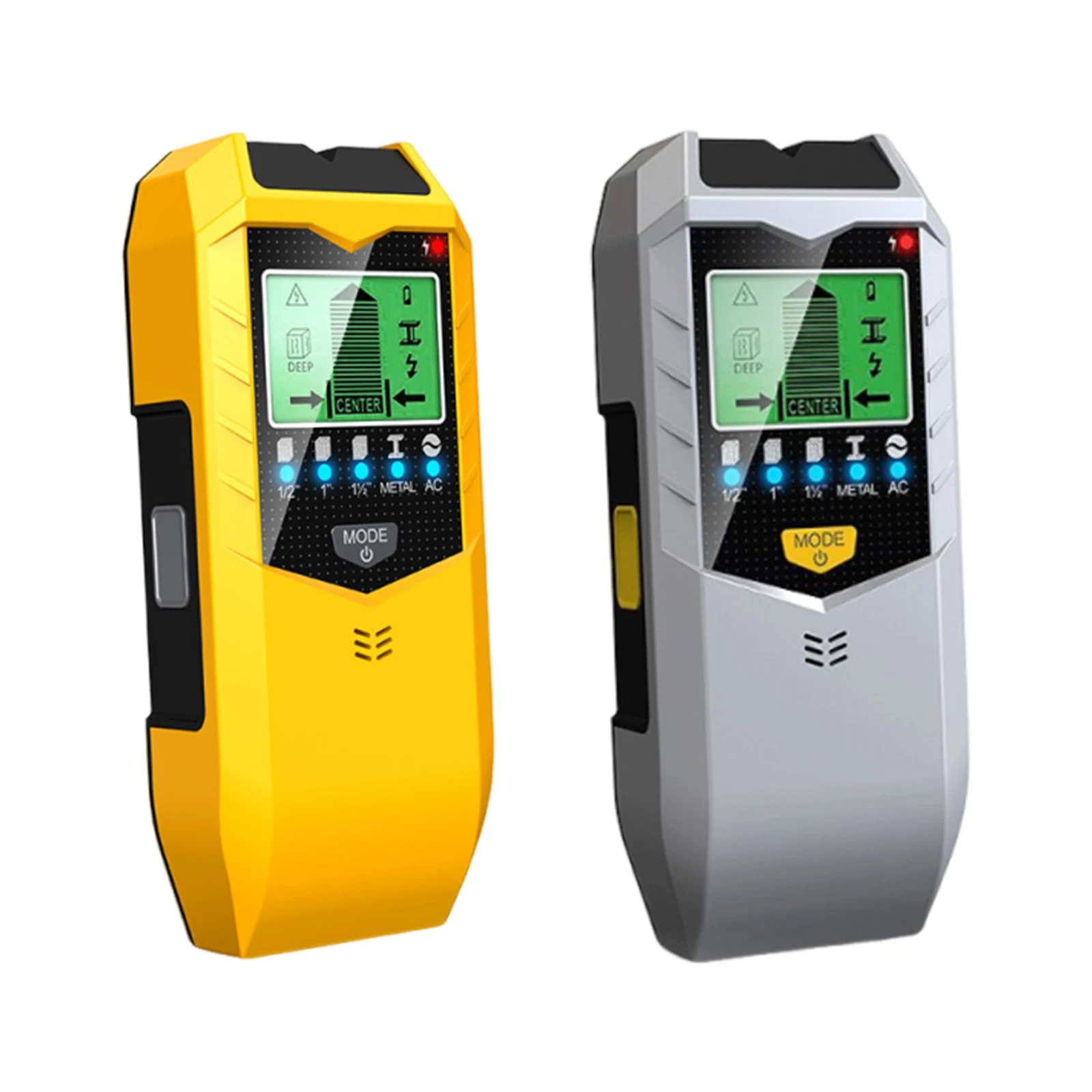 كاشف المعادن المحمول على الحائط يعمل بالبطارية أداة كشف المعادن شاشة LCD الماسح الضوئي المعدني المحمول للجدران الجافة الخشبية #2