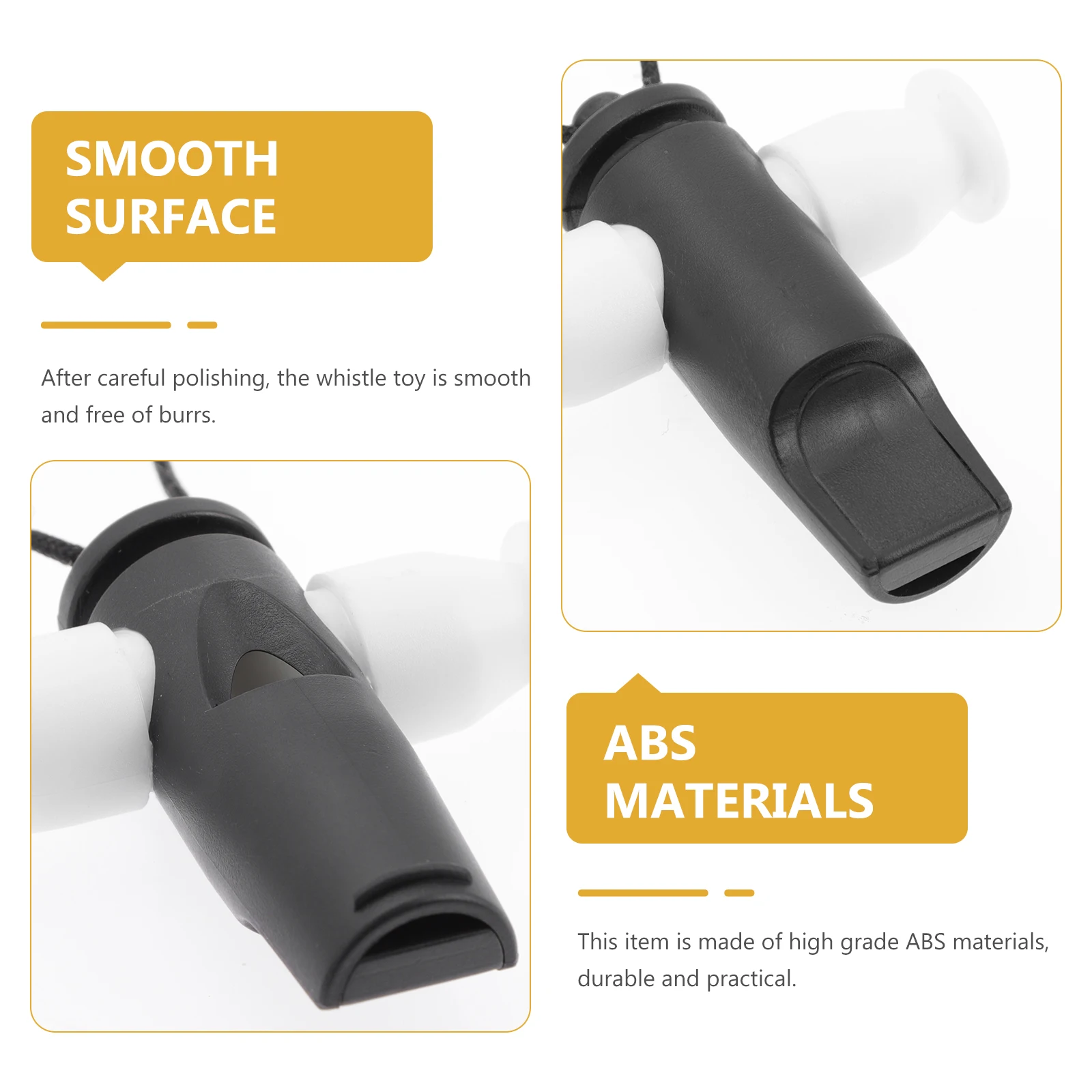 

3pcs Whistle Smooth Plastic Loud Sound Portable for Party Stage Performance Spiral Musical Musical Instrument Instrument