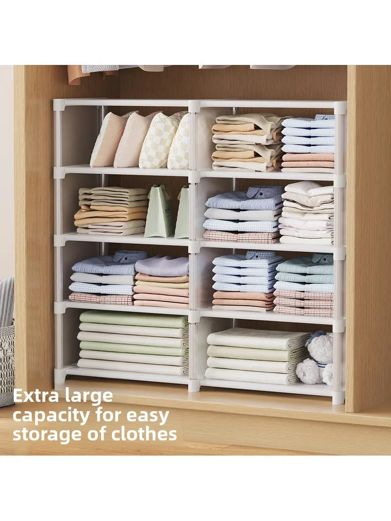 

Expandable Storage Organizer Cabinet Divider Shelf Closet Underwear Arrangement Rack Household Organization Tool by Huaya