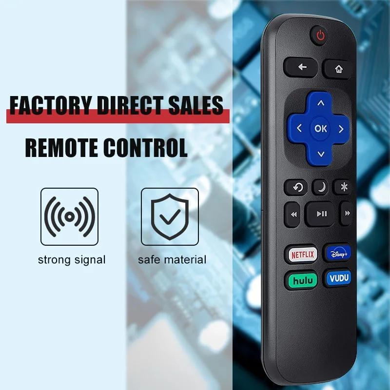 Universal  Remote Control Replacement Compatible for Hisense/TCL/Onn/Sharp/RCA/Westinghouse/Roku Smart TV