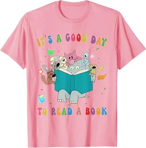 Its A Good Day To Read Book Across America Boys Girls Kids T-Shirts Reading Saying Tee Tops for Book Lover Bookworm Novelty Gift