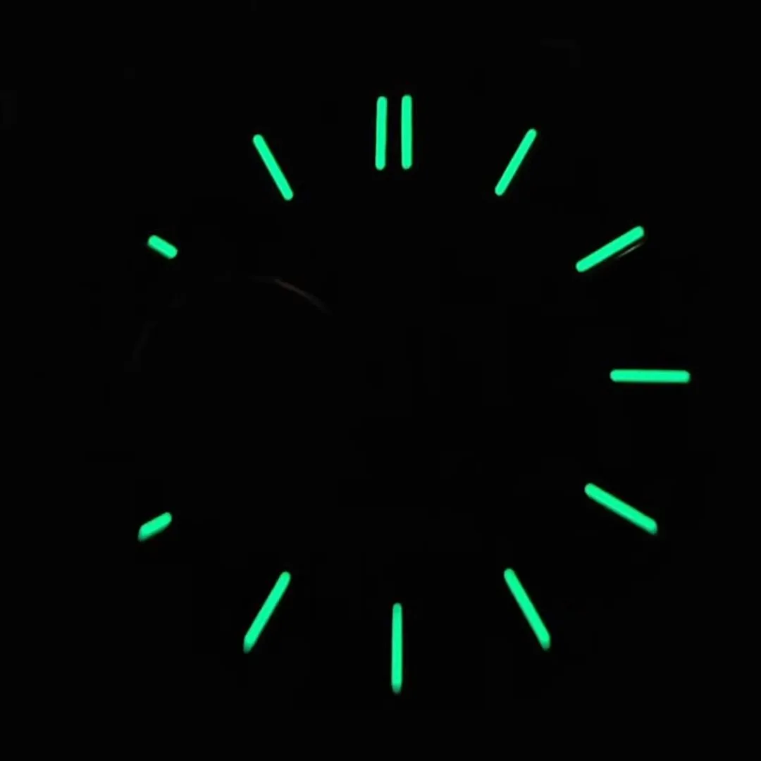 NH38 ساعة الطلب 28.5 مللي متر الأشكال الهندسية الملمس ساعة وجوه الأخضر مضيئة ساعة اكسسوارات لحركة NH38 #6