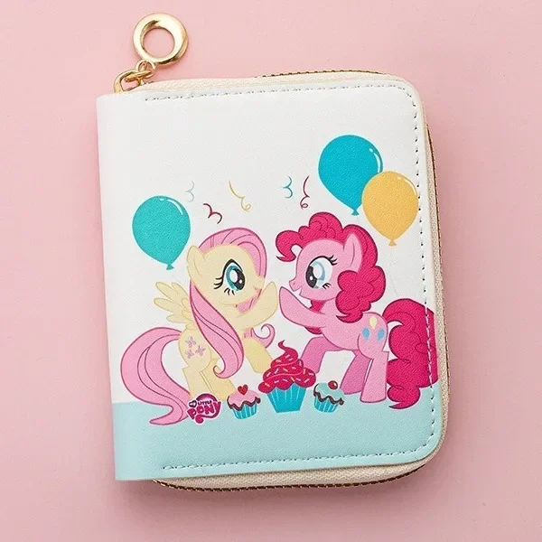 Kawaii My Little Pony Anime Pinkie Pie Rainbow Dash Creative Coin Purse Cute Cartoon Twilight Sparkle Headphone Bag Gifts