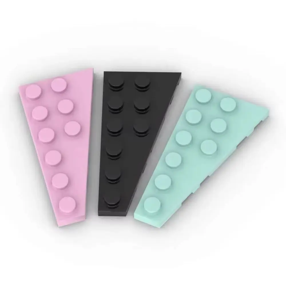 

MOC 10 шт. 54383 высокотехнологичные совместимые 6x3 клиновые правые пластины, комплект строительных блоков, общая доска, кирпичная головоломка, игрушки, подарки