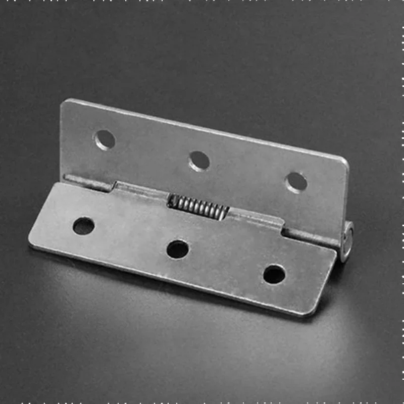 1PCS Cerniera per porta a molla con chiusura automatica Hardware in acciaio inossidabile 1/1.5/2/2.5 pollici per armadietti Windows Portagioie