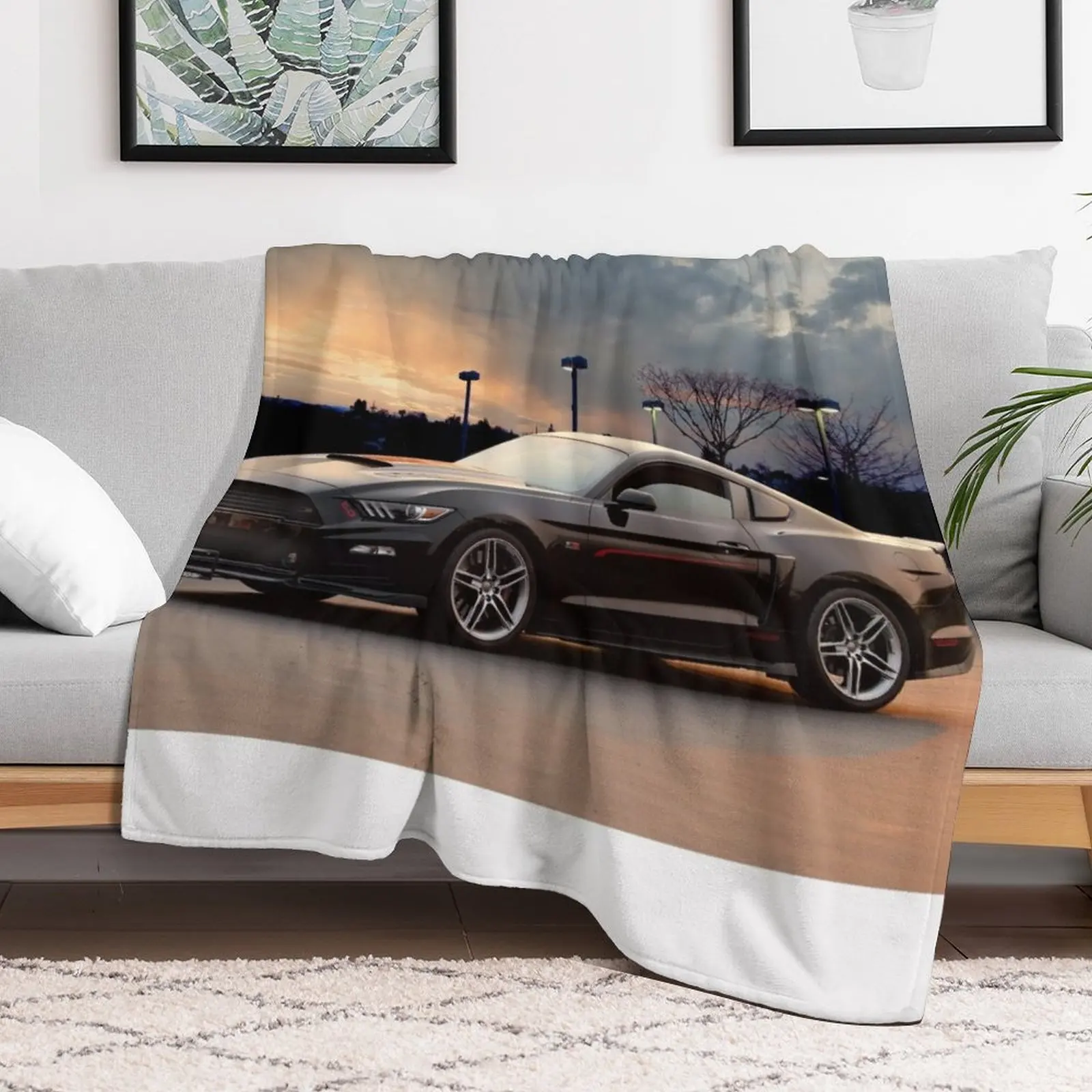 2017 Roush Mustang Stage 2' Throw Blanket Winter beds Sofa Throw wednesday Blankets