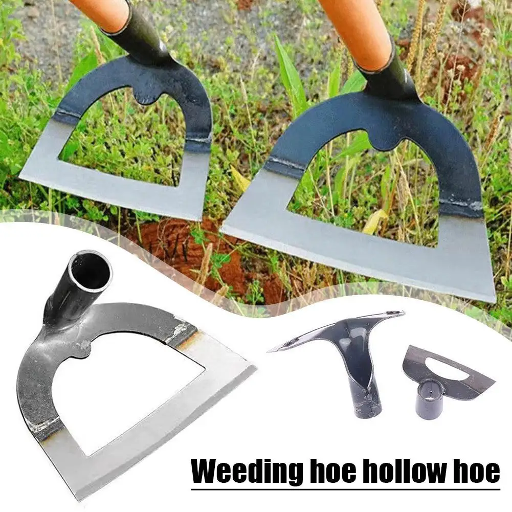Handheld Holle Hoe Verdikte Mangaan Staal Landbouw Weeding Hoe Planten Groente Tuinieren Lossende Bodem Weeding Tool image 4
