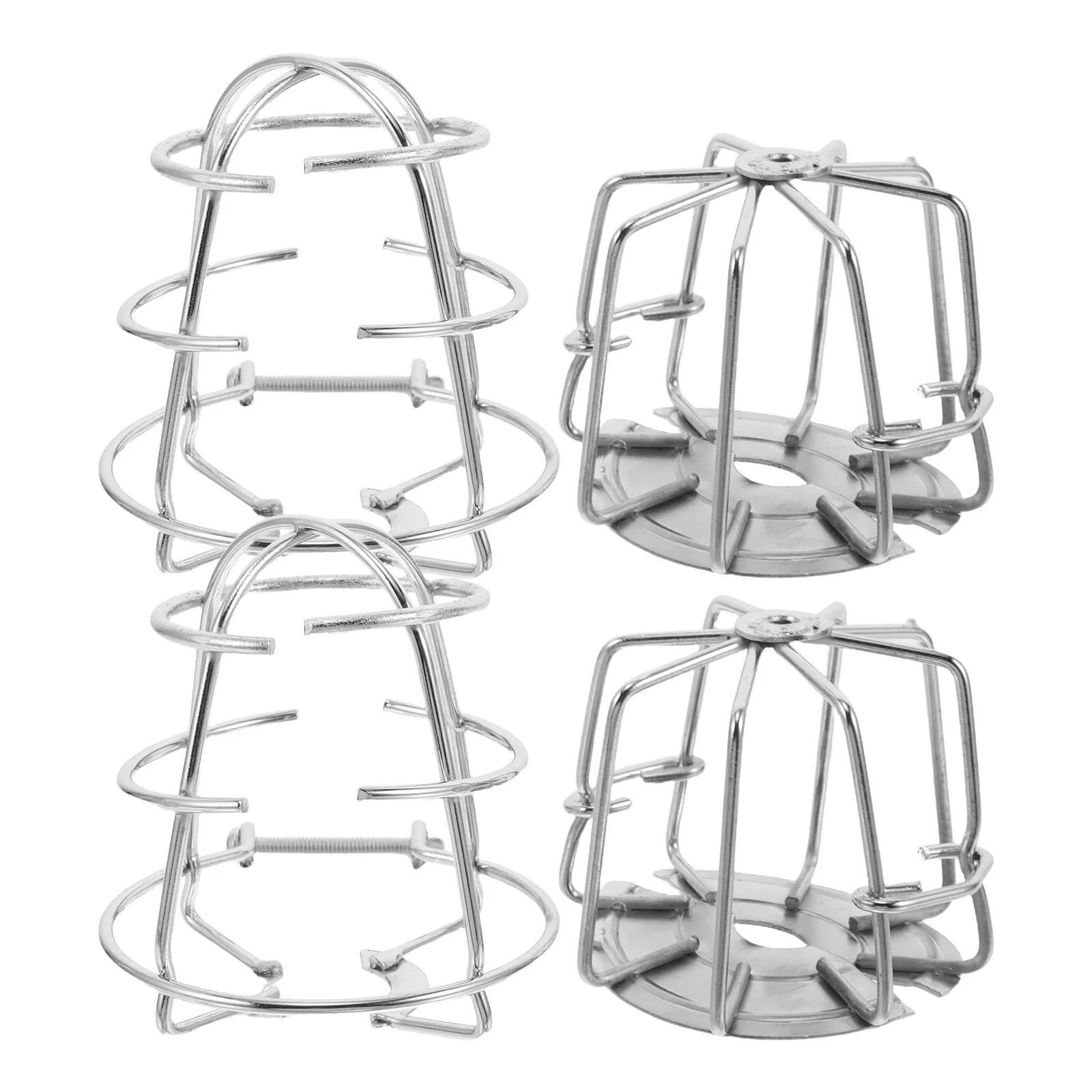 

4Pcs Fire Sprinkler Head Protector Covers Stainless Steel Metal Guard Residential Commercial Fire Sprinkler Head Protection Cage