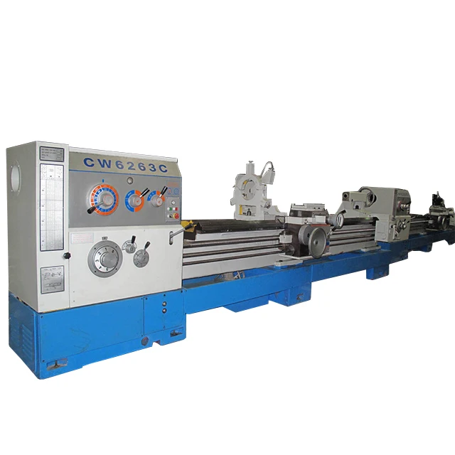Torno de alta resistencia CW6263E/6000mm Torno Para Metal Mesin Bubut torno Universal máquina de torno Manual