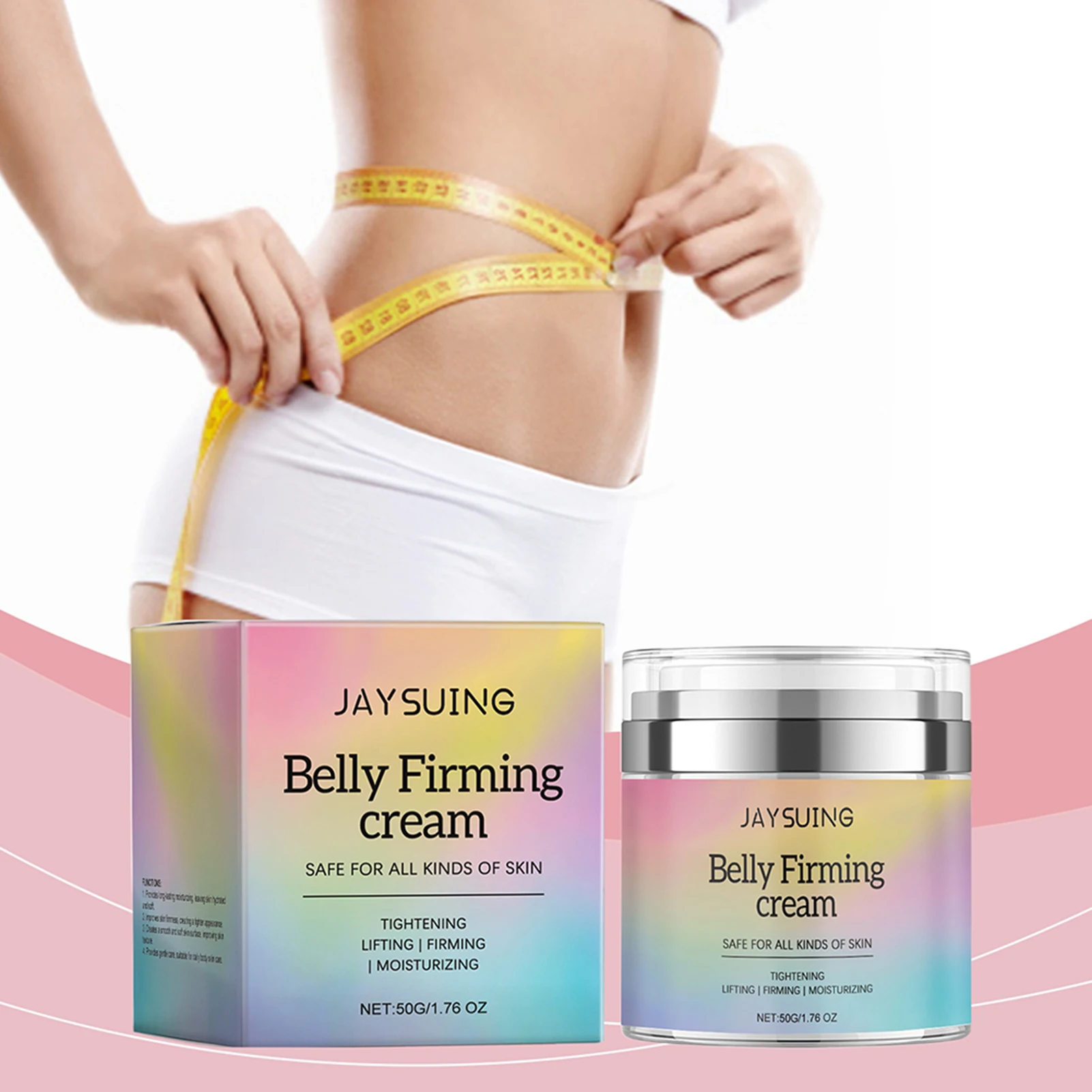 

50g Belly Firming Cream,Skin Firming Tightening Lotion For Belly Arm Stomach Tight Lift Firm Booty Cellulite Lotion For Women