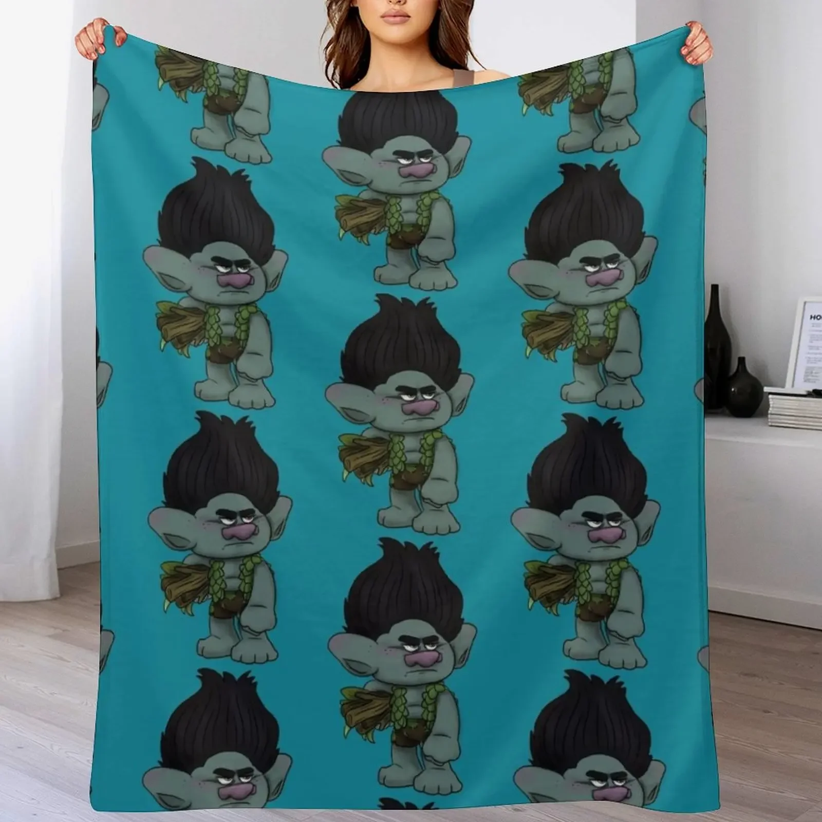 Branch Throw Blanket Travel Size Cozy Blanket for Plane Train