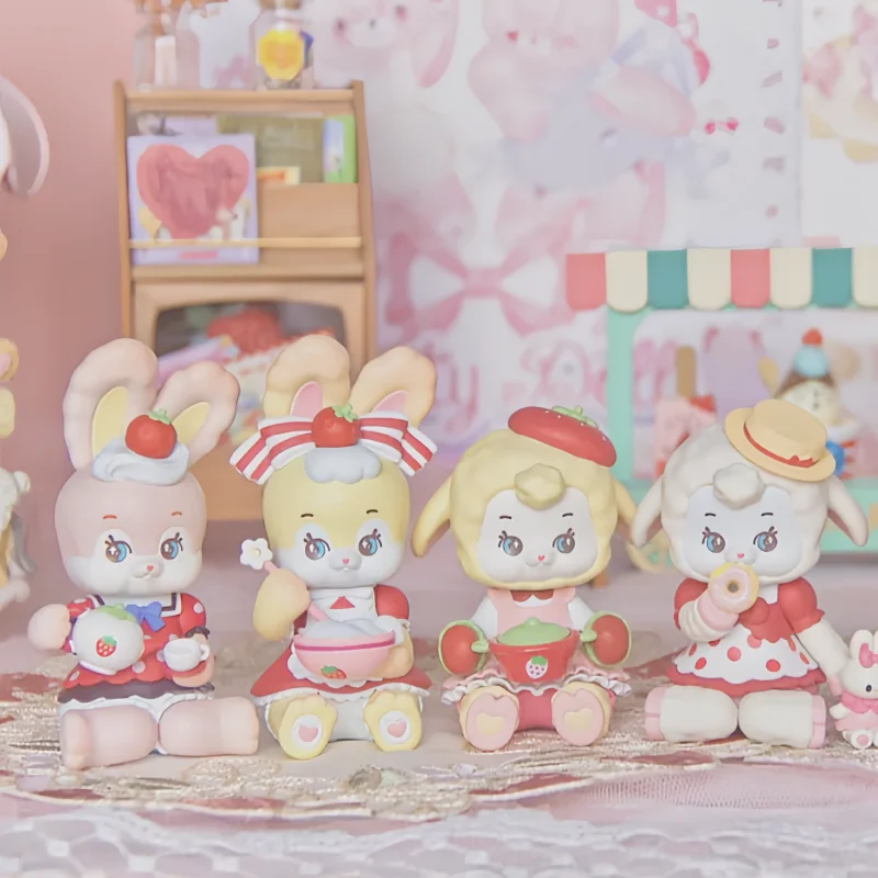 

Лидер продаж, 52 игрушки Fuwa Fuwa-Glamour Cutie Series Mystery Box, экшн-фигурка, случайная коллекционная игрушка, украшение для рабочего стола, праздничный подарок