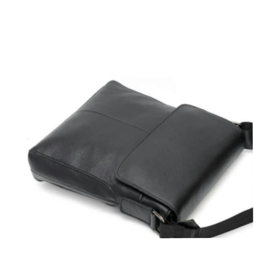 New Fashion Business Men's Handbags Genuine Leather Male Shoulder Bag Vintage Crossbody Boy Men Luxury Messenger Briefcase Bags - view 4