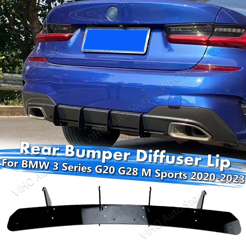 

Car Rear Bumper Diffuser Lip Splitters For BMW G20 G28 3 Series 318i 320i 325i 330i Standard / M Sport 2019 2020 2021 2022 Trim