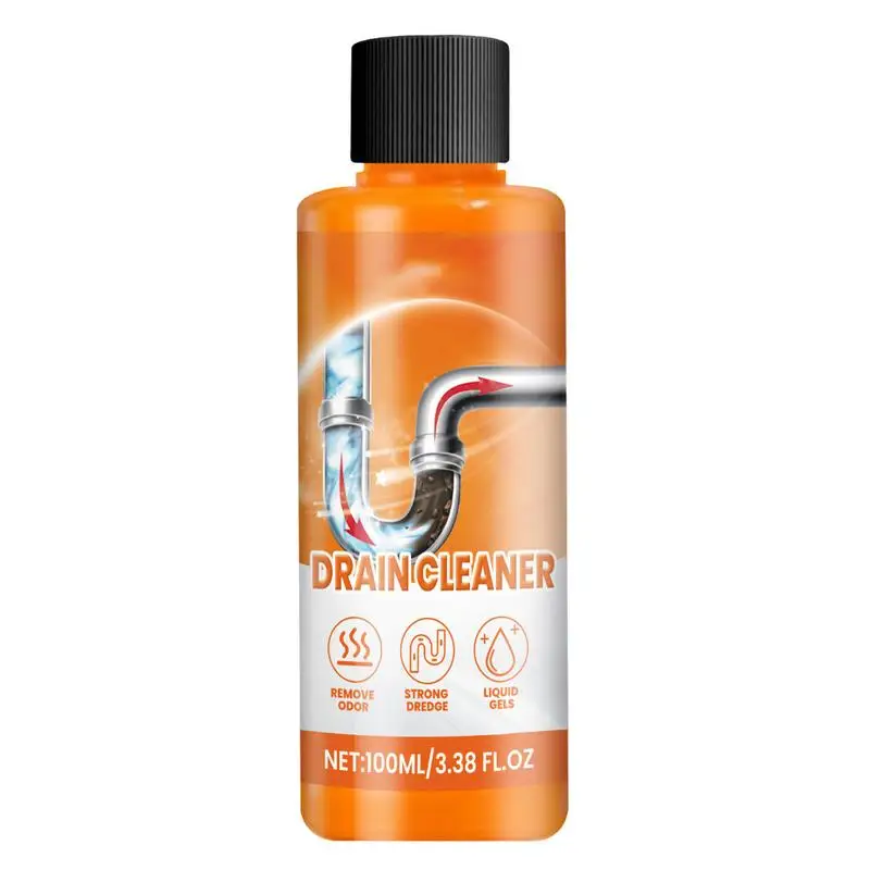 Sink Clog Remover Liquid 100ML Drain Cleaner And Opener Dissolve Hair From Clogged Toilets Sinks Shower Or Sink Drains Safe For