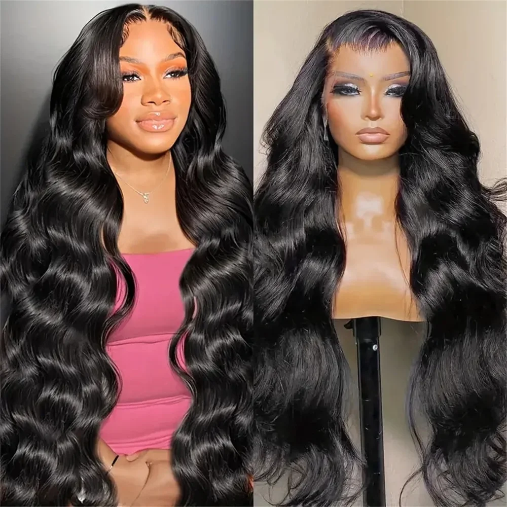 100% human hair body wave lace frontal wig 4x4 hd transparent lace frontal wigs for woman choice pre plucked 5x5 closure wigs