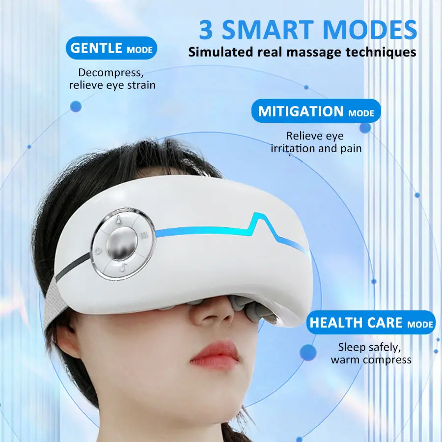 Swoson Electric 3D Eye Care Beauty Device Smart Steam Eye Mask EMS Beauty Instrument Skin Care Lifting Firming Eye Massager