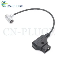 DTAP to 2Pin Right Angle Plug for Blackmagic BMPCC 4K/6K Power Cords Can be Customized to Any Length