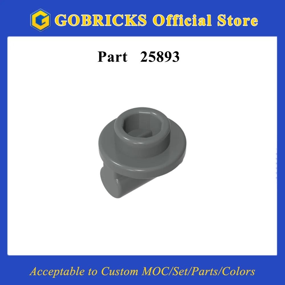 Gobricks 1 Pcs MOC Plate Round 1 x 1 Open Stud Compatible With 25893 Model Building Blocks Parts Kids DIY Assembly Toys Gifts