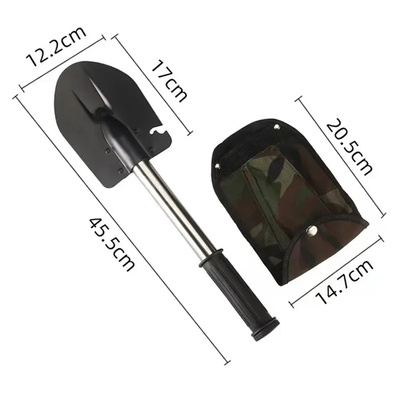 Outdoor Multi-purpose Folding Engineer Shovel Vehicle Mounted Detachable Camping Shovel Axe Camping Tools Garden Tools