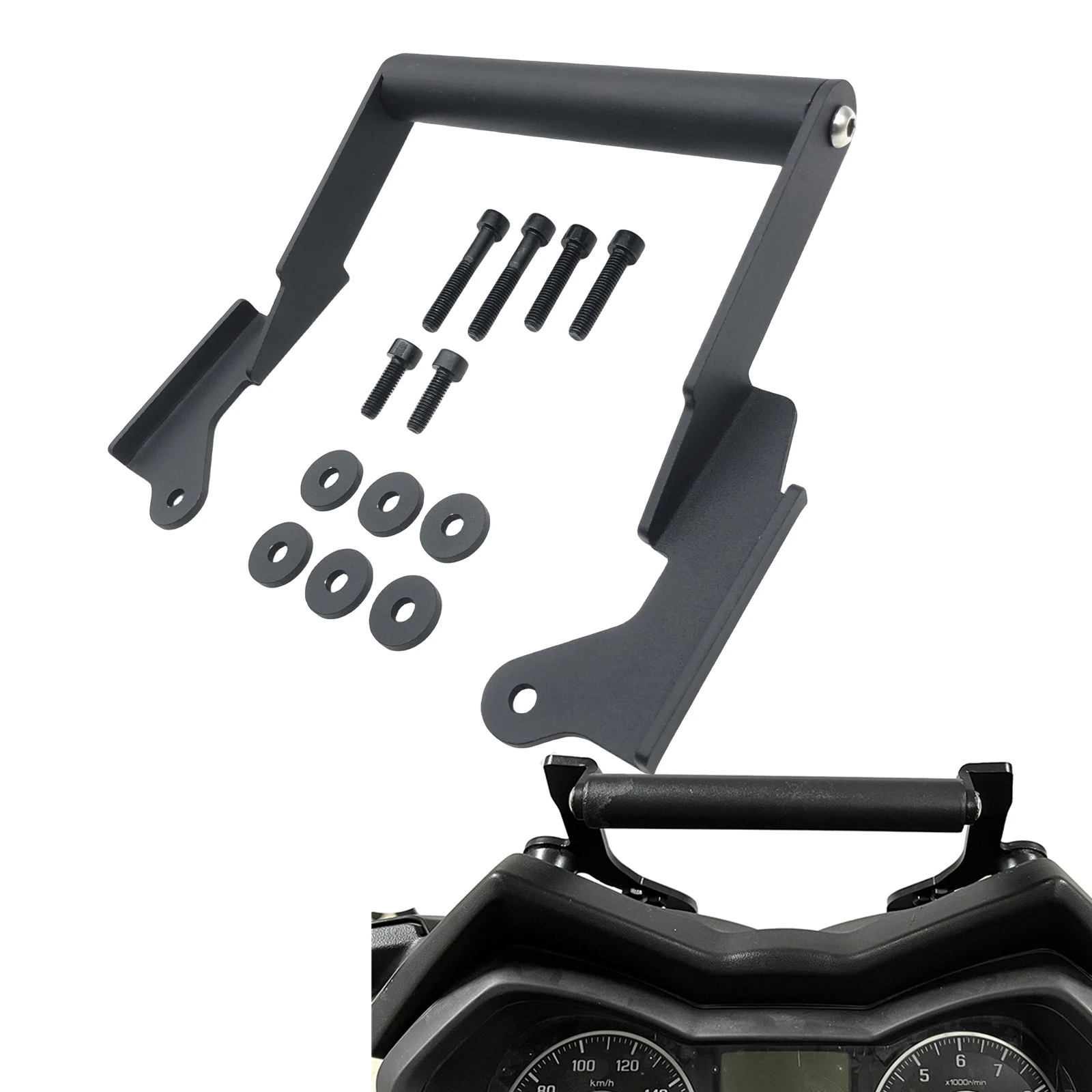 Motorcycle Mobile Phone Holder Stand GPS Mount Bracket Extension Stand For YAMAHA XMAX 300 2018-2022