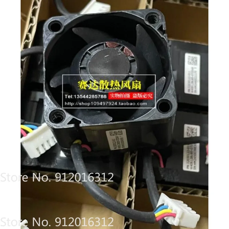 New Cooler Fan for NIDEC W40S12BUB5-07 Z048 4028 12V 0.53A 4-wire Server Cooling Fan 40 * 40 * 28MM