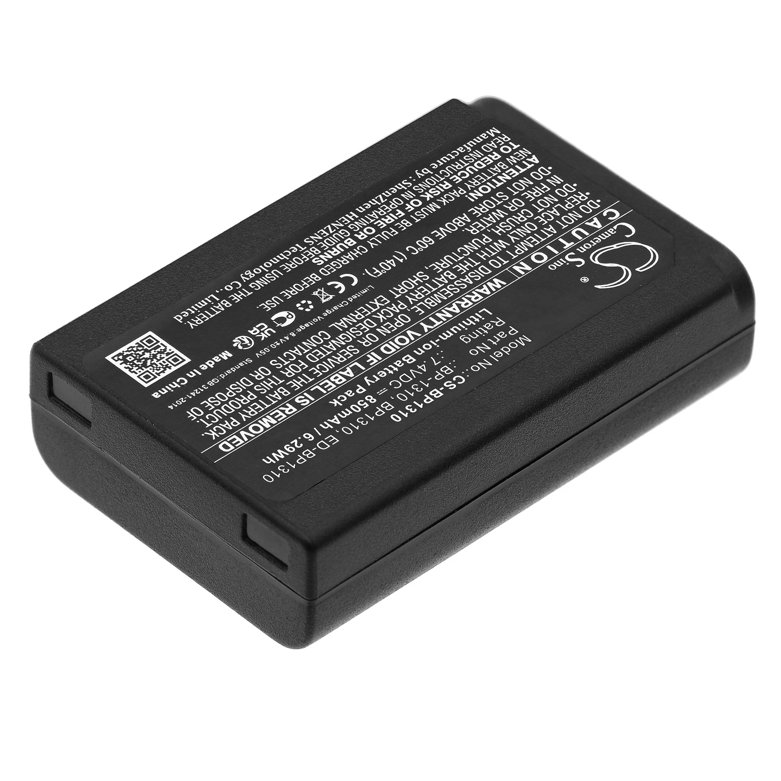 Li-ion Camera Battery for Samsung,7.4V,850mAh,NX10 NX5 NX11 NX100 NX20,ED-BP1310 BP1310