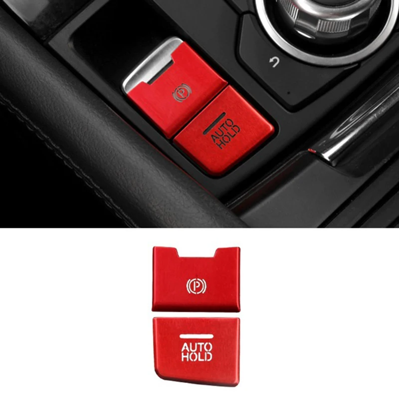 Car Electronic Parking Hand Brake Knob Button Cover Trim for Mazda CX5 CX-5