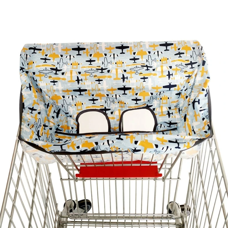 Infants Supermarket Grocery Shopping Cart Sleeve Printed Baby Pad Case