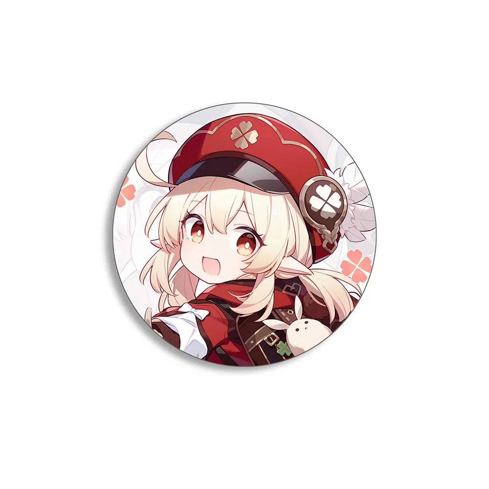 Game Genshin Impact 58mm Anime Badge Brooch Pin Cosplay Badge Accessories for Clothes Backpack Decoration Gift