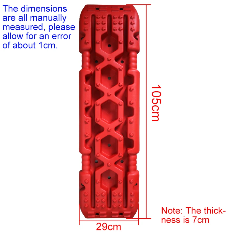 1Pc Fashion10T 20T pista di recupero fuoristrada Snow Sand Track fango Trax Self Rescue Anti SkidingPlate sabbia fangosa assistenza alla trazione