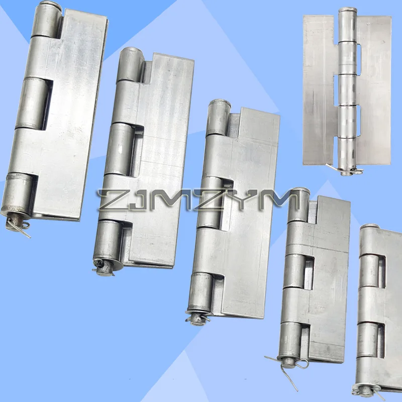 8Pcs/Pack Detachable Welding Hinges Heavy Duty Thickened Welded Hinges Iron Doors Shaft For Eectric Three-wheeled Car