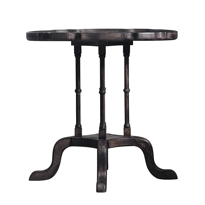 

Upper and middle ancient furniture solid wood edge retro Nanyang log coffee table