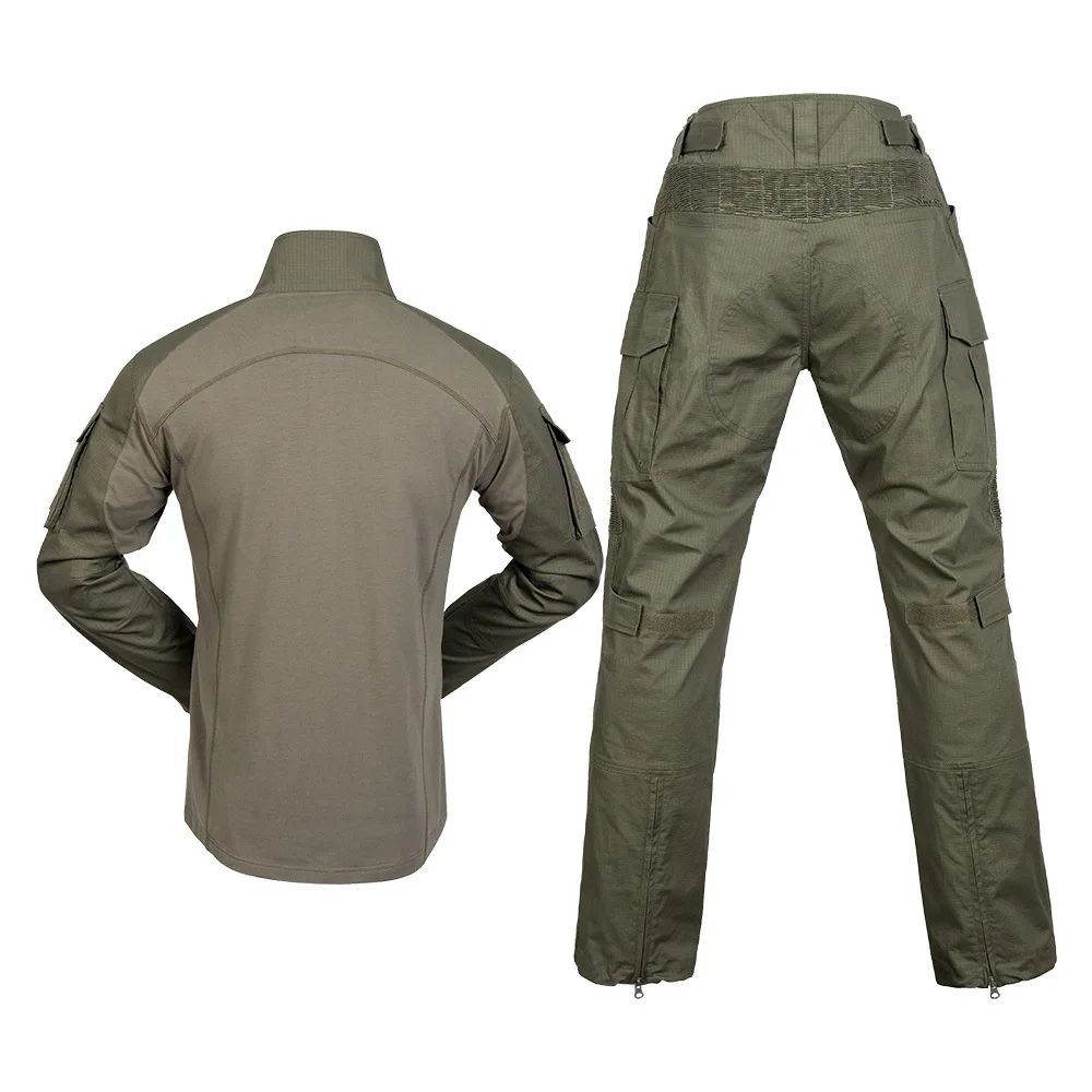 Spring and Autumn new, frog suit long-sleeved suit, elastic and breathable outdoor camouflage training suit