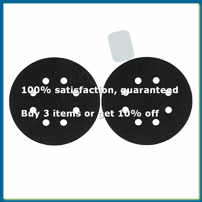 2PCS 5 Inch(125Mm) 8-Hole Soft Sponge Interface Pad for Sanding Pads and Hook and Loop Sanding Discs for Uneven Polishing-A62I