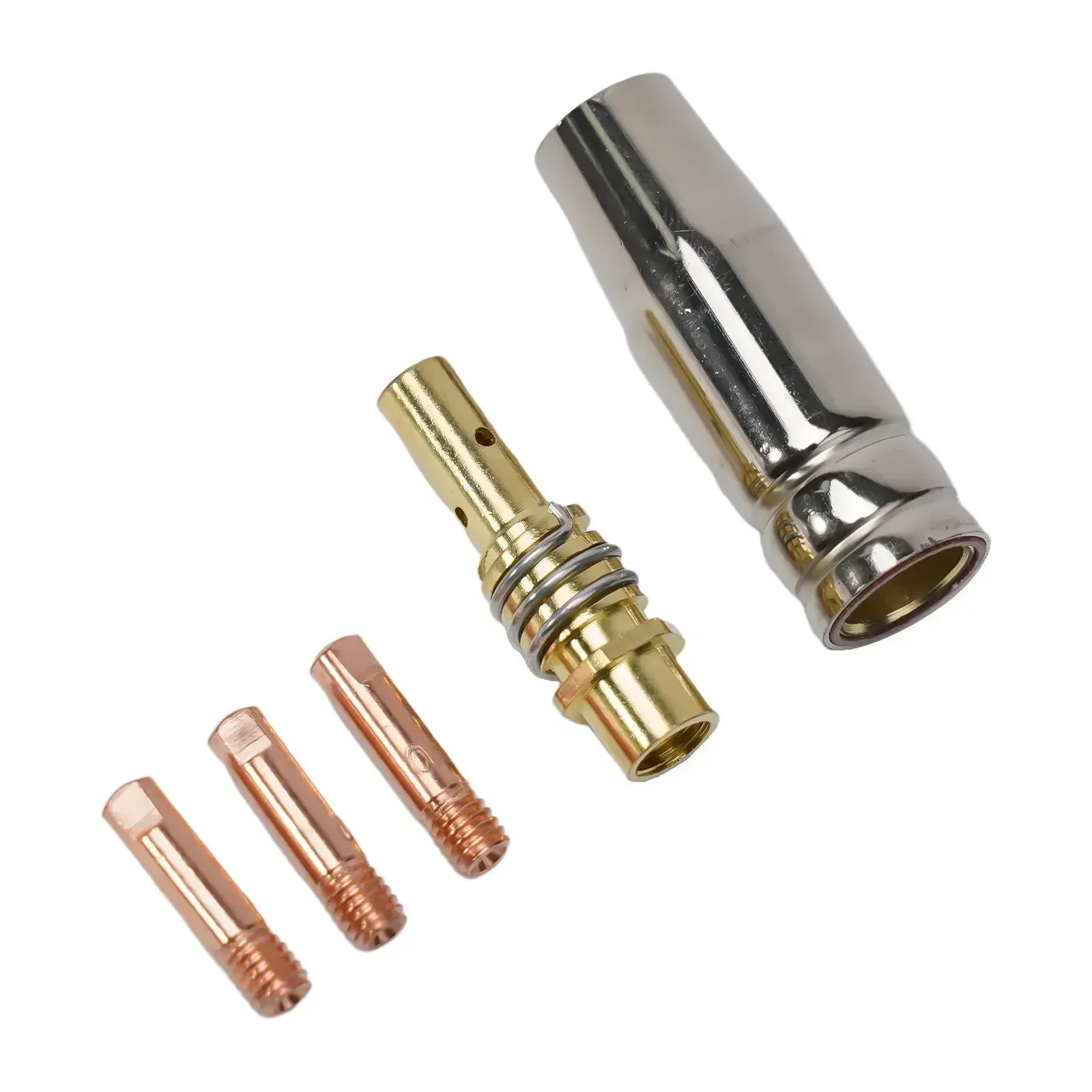 Consumables Kit Welding Nozzle Replacement Spare Parts Tip Holder 0.6/0.8/0.9/1.0/1.2mm 5pcs/set Contact Tip MB15 15AK