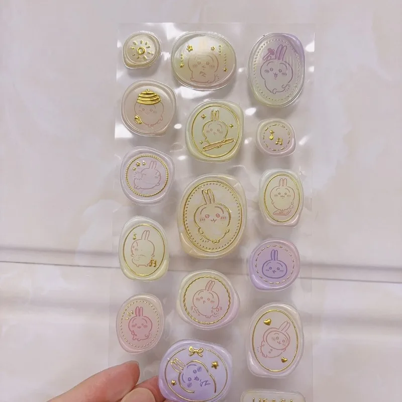 Chiikawaed Cute Cartoon Wax Seal Stickers Self‑Adhesive Decor Decals for Journal Scrapbook Notebook DIY Handcraft Stationery - view 4