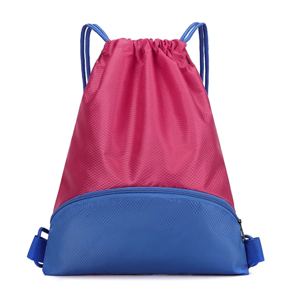 Large capacity Sports Drawstring Pocket Lightweight Folding Sport Gym Bag Waterproof Oxford Basketball Helmet Storage Outdoor