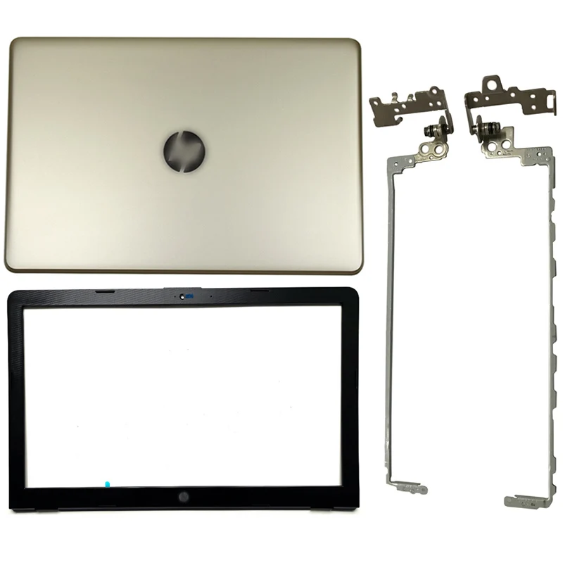 NEW For HP 15-BS 15-BR 15-BW 15T-BR 15Z-BW Laptop LCD Back Cover/Front Bezel/Hinges/Palmrest/Bottom Case Gold 924893-001