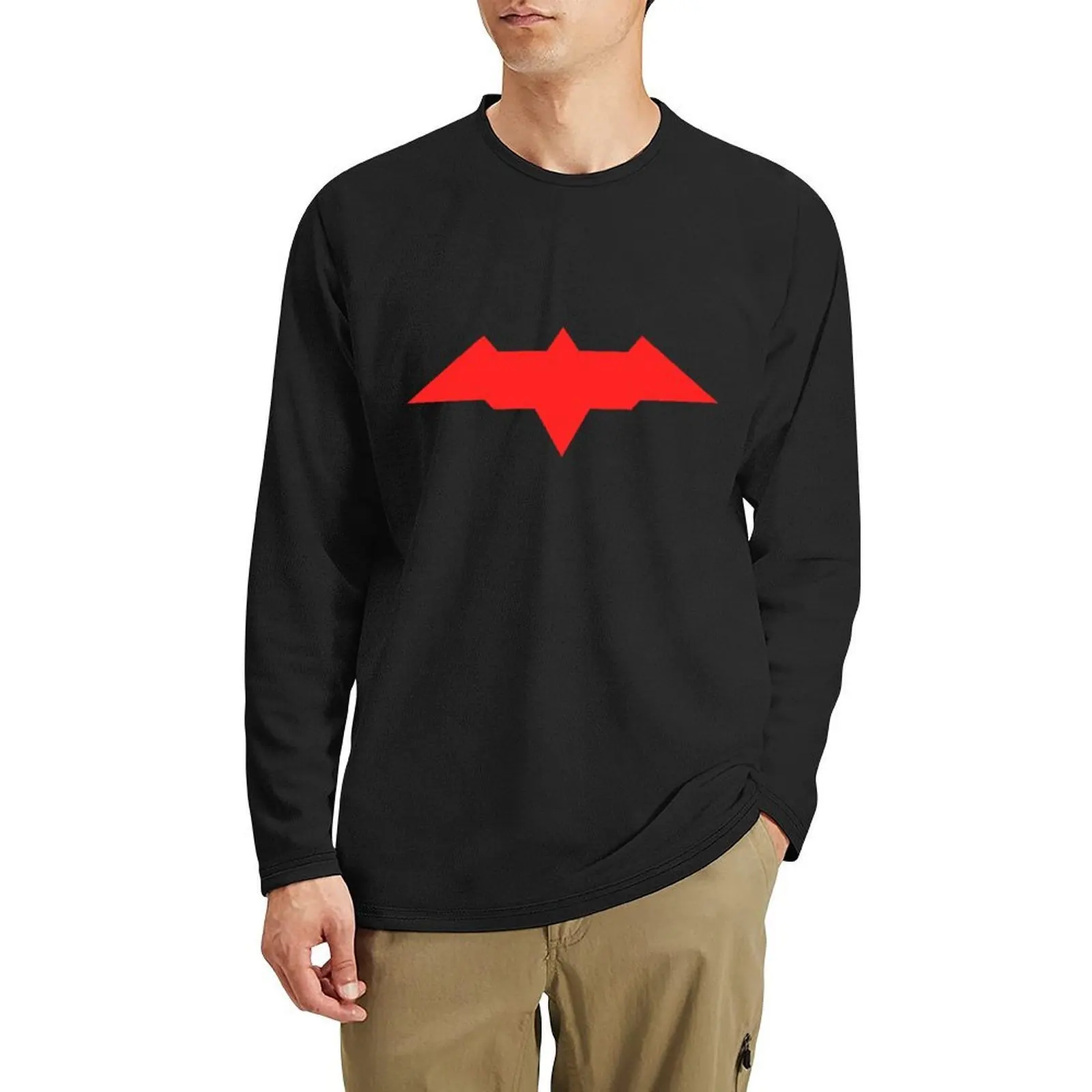 

Red Hood - Arkham Knight Long T-Shirt sweat shirts plus size t shirts hippie clothes t shirt man plain white t shirts men