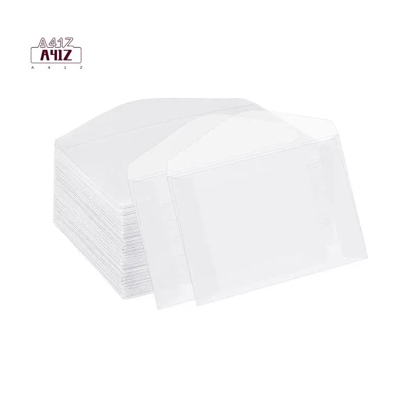 A41Z-50PCS Translucent Paper Envelopes Set Letter Vintage Invitation Envelopes For Cards