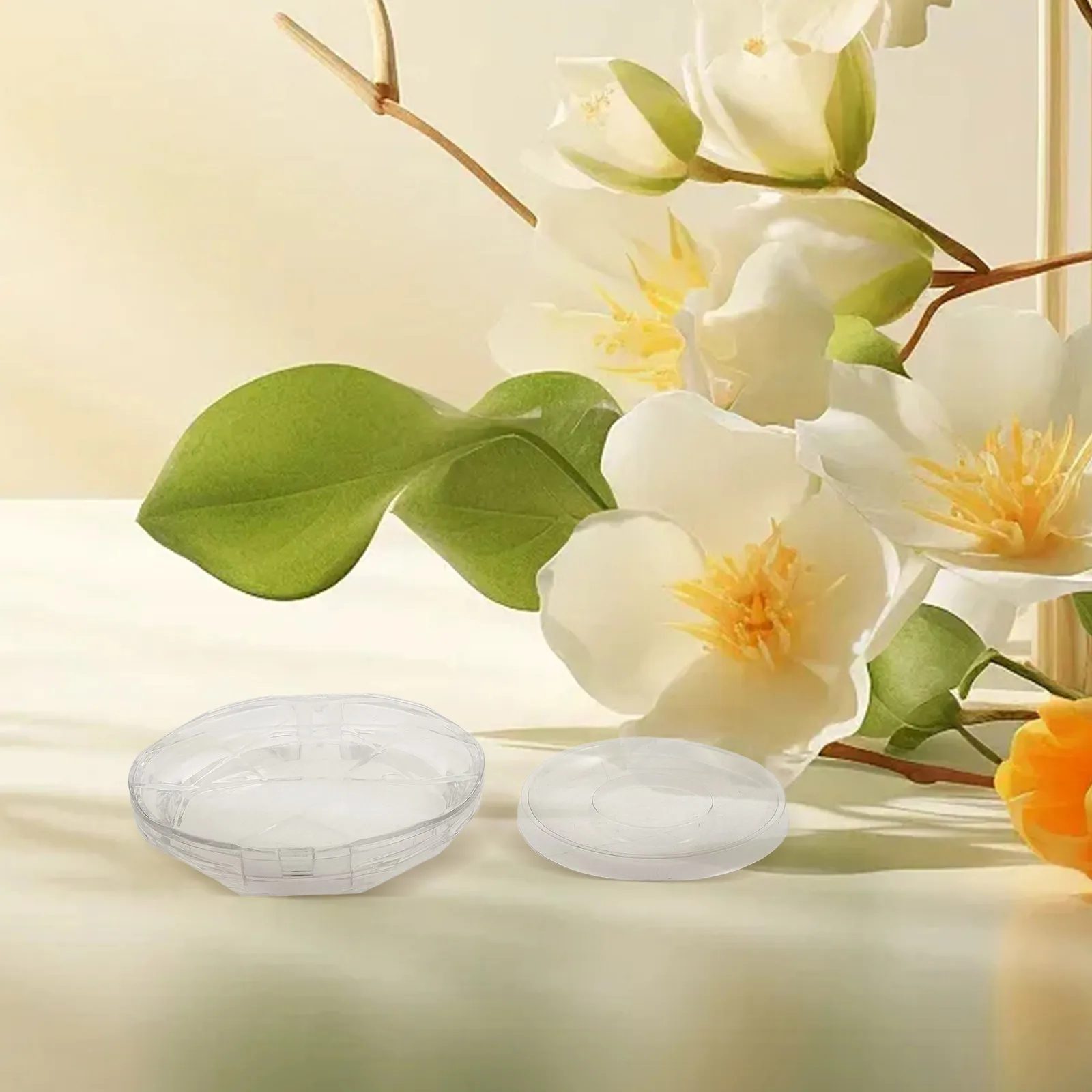 10 pezzi porta ciglia contenitore per ciglia rotondo organizer in plastica per ciglia finte contenitore per ciglia da viaggio