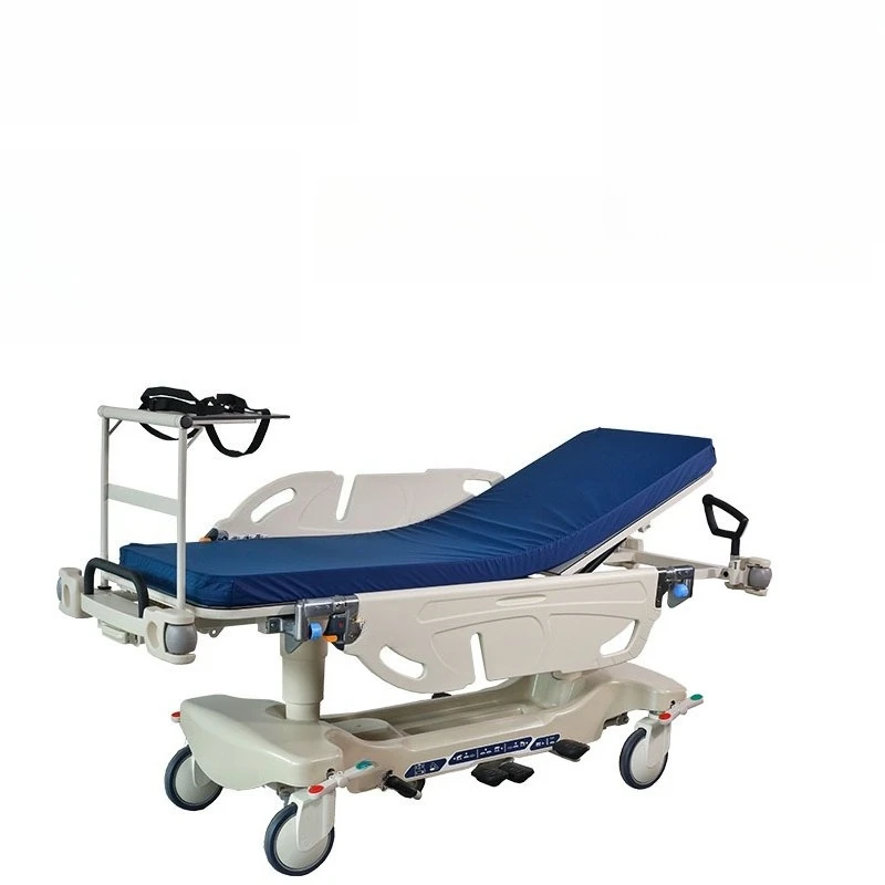 Emergency emergency surgery transfer car can tilt back and forth nursing bed lift ambulance