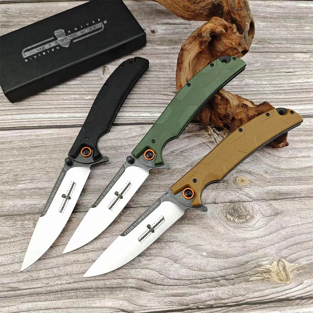 Extrema Folding Pocket Knife D2 Blade G10 Handle High Quality Outdoor EDC Survival Hunting Cutting Knives Camping Hiking Tools