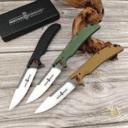 Extrema Folding Pocket Knife D2 Blade G10 Handle High Quality Outdoor EDC Survival Hunting Cutting Knives Camping Hiking Tools