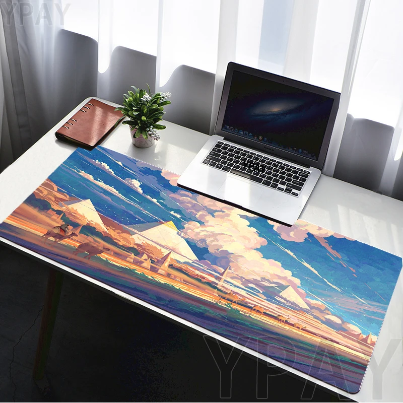 Aesthetic Sky Large Gaming Mousepads Landscape Mouse Pad Computer Mousepad Mouse Mat Desk Pads Keyboard Mats Table Carpet