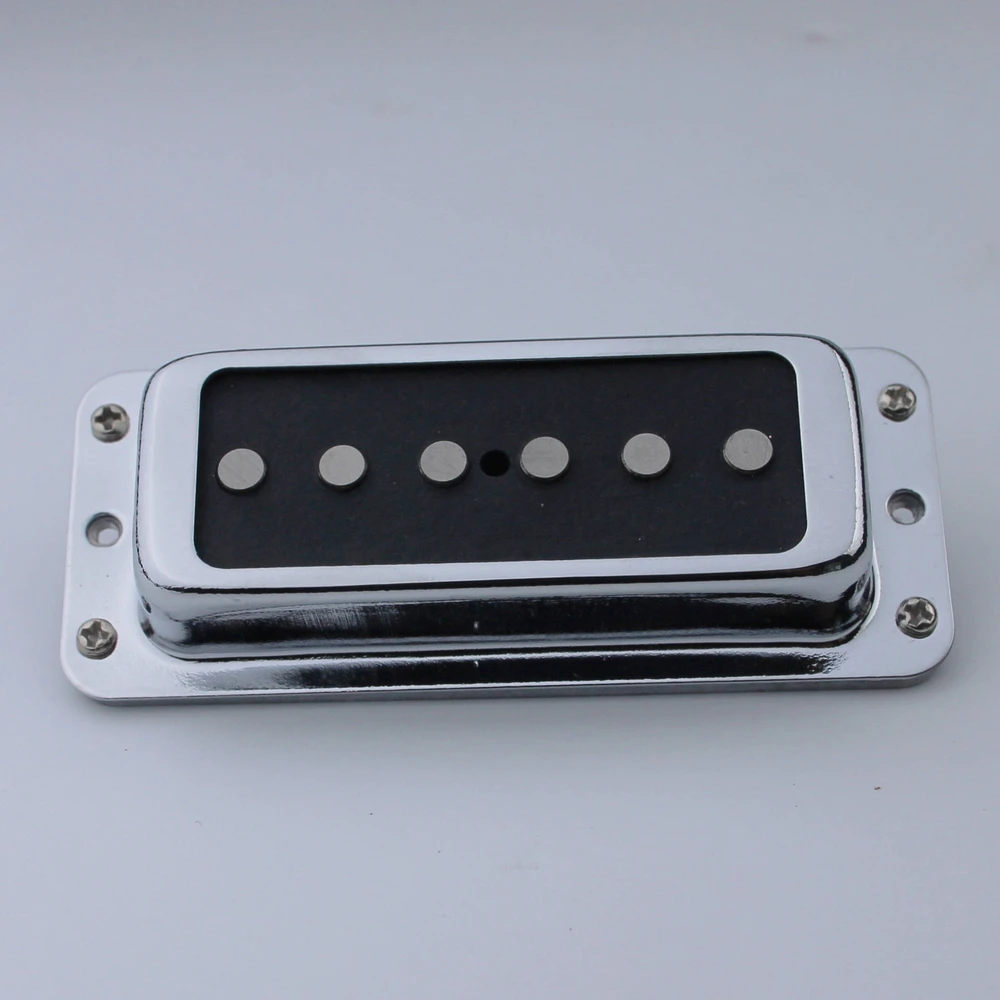 Alnico V Neck Pickup & Ring Assembly For Rickenbacker Guitar Chrome