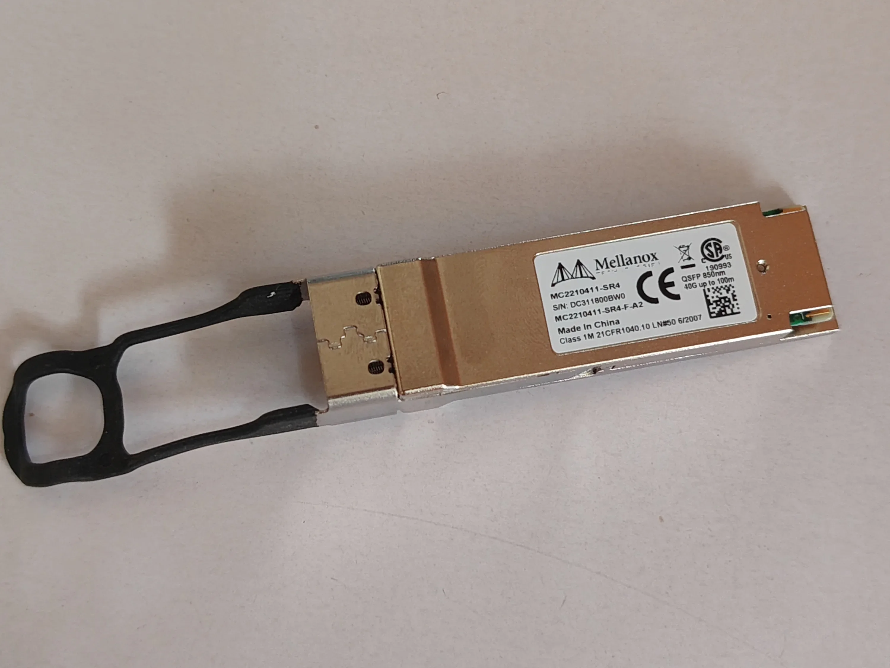 

Mellanox Qsfp 40GB MC2210411-SR4E 40GBASE-SR4 QSFP 850nm 40g Up To 30M 100M 300M DOM MTP MPO MMF 40g Qsfp